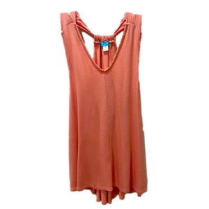Buttons Brand Peach Apricot Tank With Gathered Back Size S‎